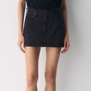 Denim Forum 90s Ricci Denim Skirt - Black - size 25